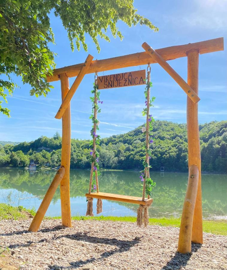 Вилла Jezero Snijeznica - Vikendica Экстерьер фото